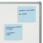 Блок самоклеящийся (стикеры) STAFF STANDARD, ПАСТЕЛЬНЫЙ 76х76 мм, голубой, 100 листов, 116574