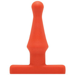 Оранжевая анальная пробка Bum Buddies Tease My Tush - 10 см. (Цвет: оранжевый)