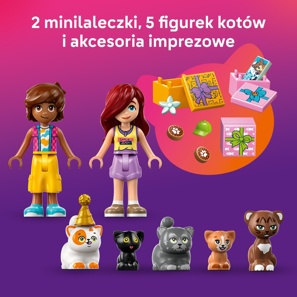 Конструктор LEGO Friends 42666 Кошачья вечеринка на день рождения и домик на дереве — фото 16