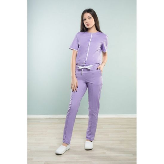 Комбинезон женский Z14-1439 (классик-стрейч/сирень 815)