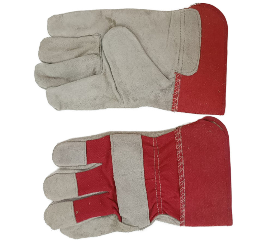 Перчатки спилковые комбинированные (12шт/уп)