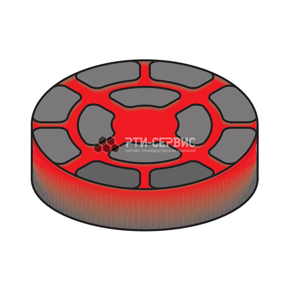 Резиновая накладка (РТИ-СЕРВИС 1043) для подъемников "AMGO", "ATIS"
