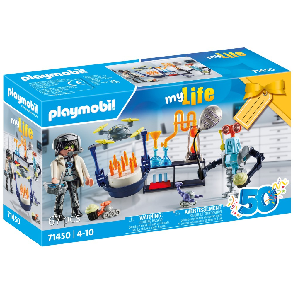 Playmobil - my Life Ученый с роботами 71450