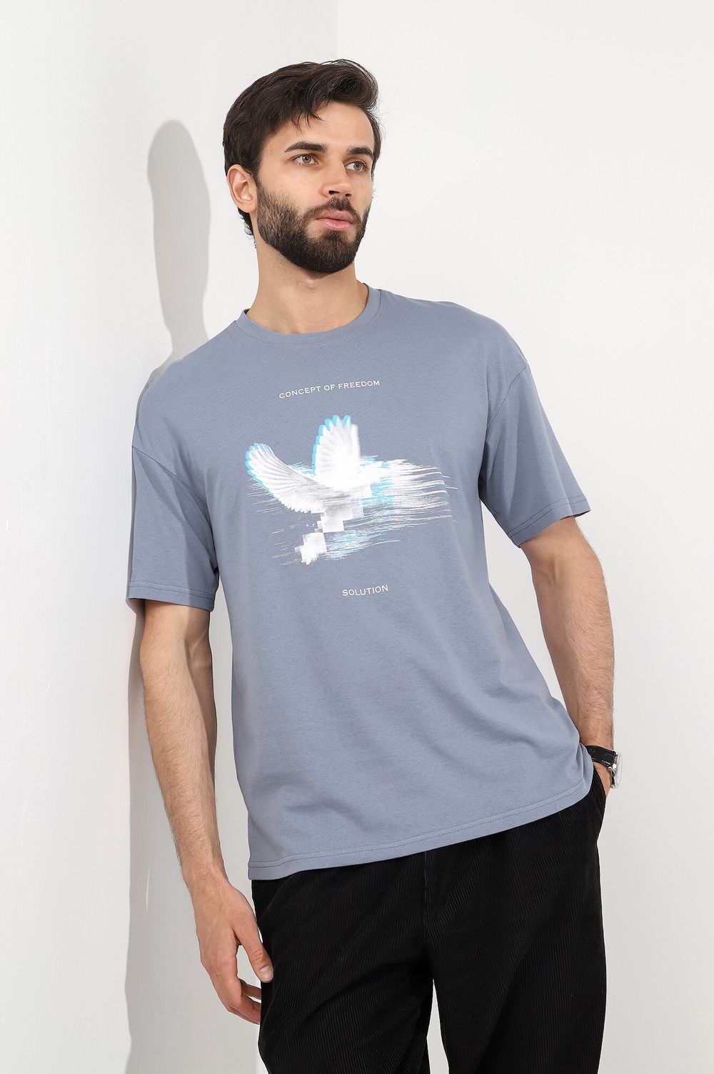 Фуфайка (футболка) мужская Герой-4 Виотекс СЕРЫЙ