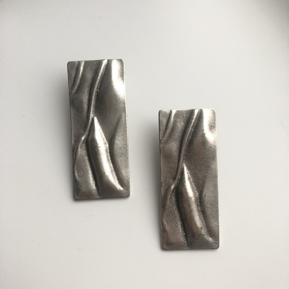 Серьги-прямоугольники большие