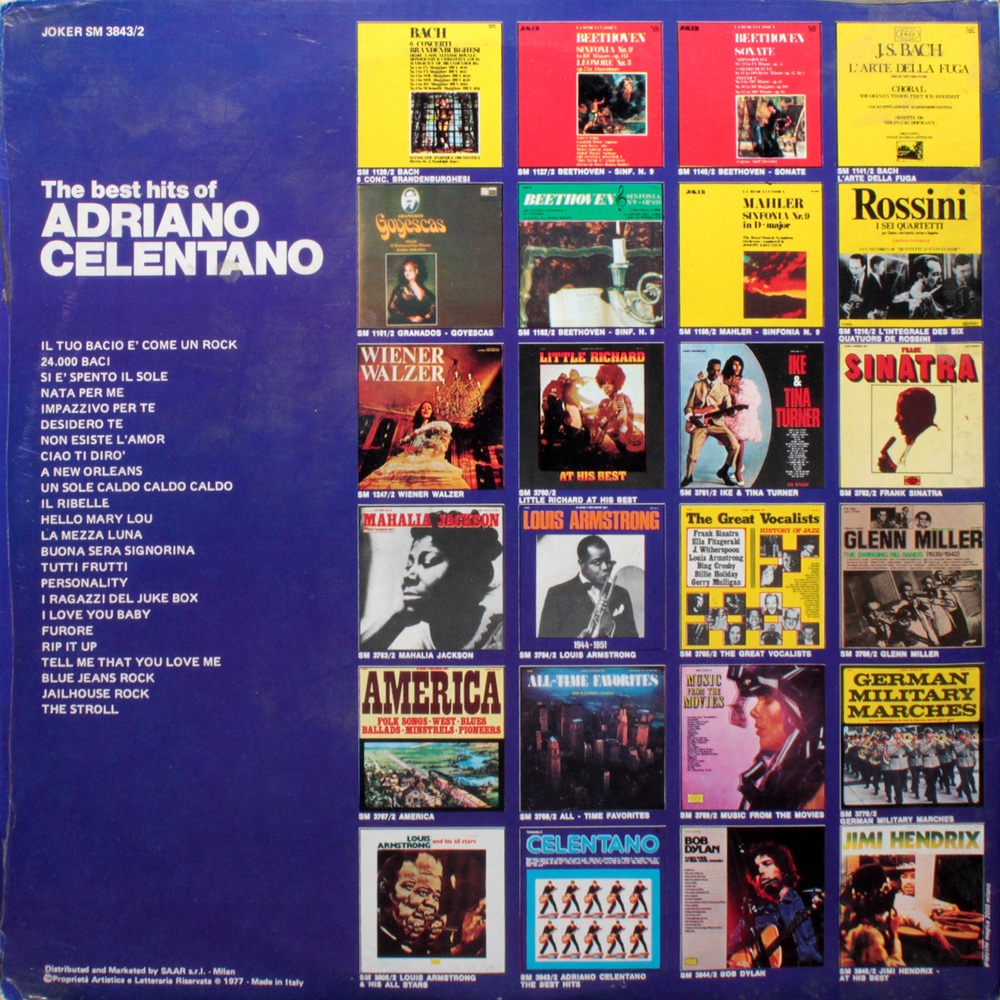 Adriano Celentano / The Best Hits Of Adriano Celentano (2LP)
