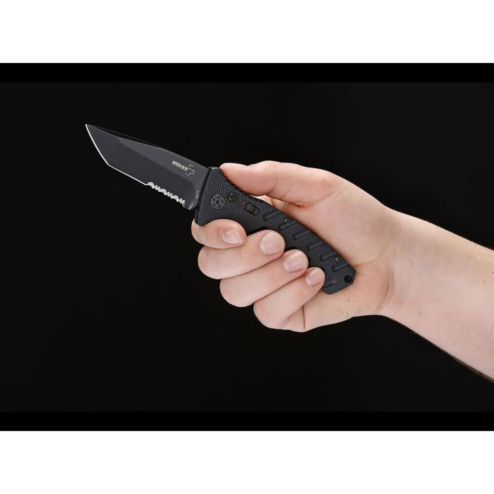 Автоматический нож Boker 01BO401 Strike Tanto All Black