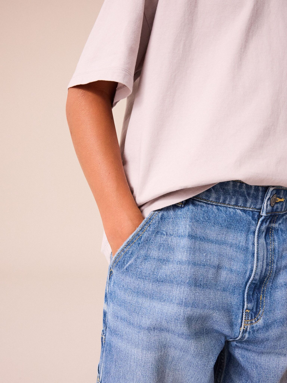 Джинсы для мальчика Next B47-948, Голубой