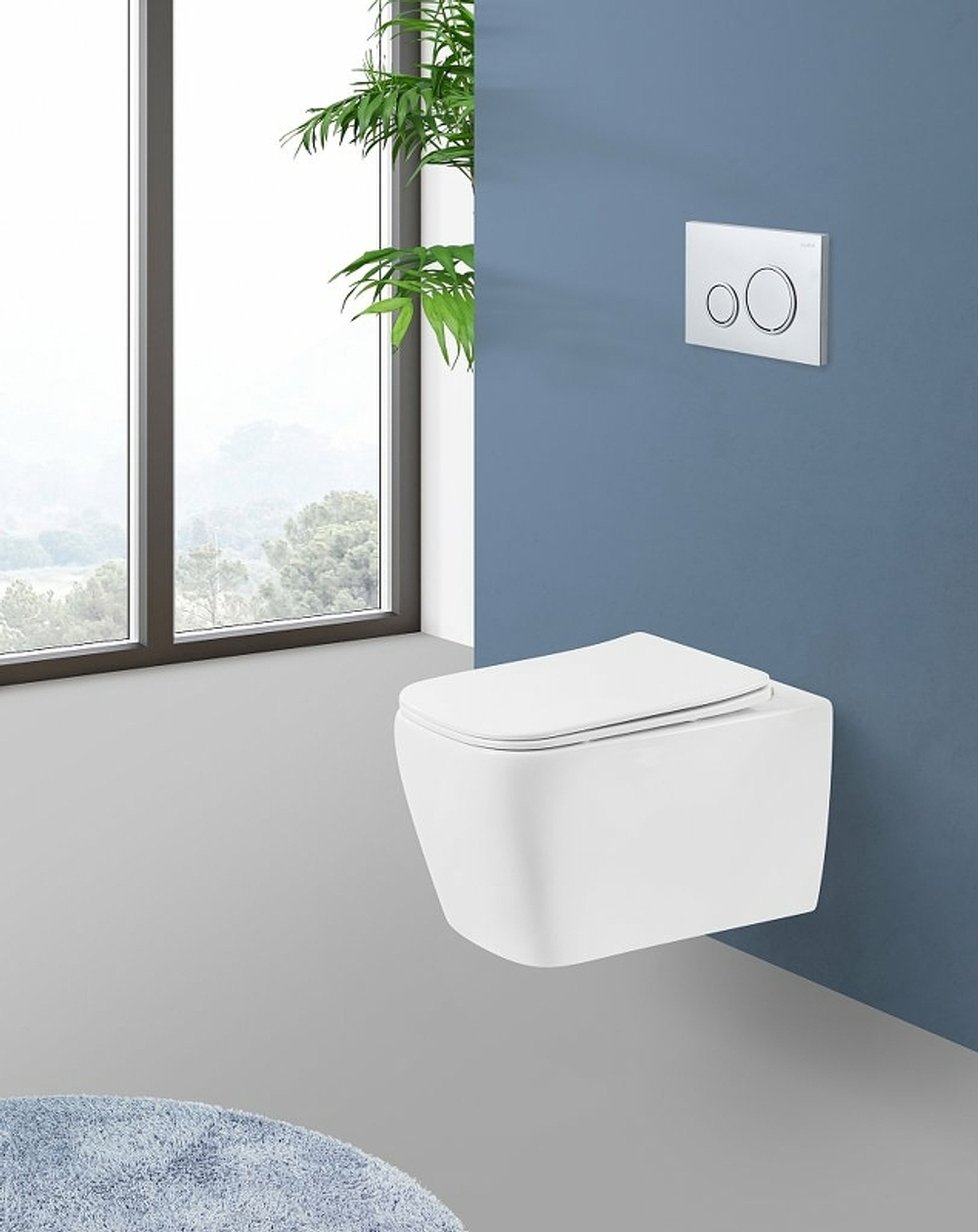 Унитаз BelBagno Veneto BB132CHR подвесной без сиденья