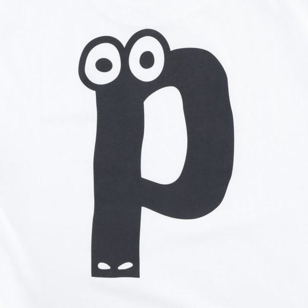 Футболка Postaments P Logo (white) артикул:bwR1Vjs9gQW4rBlYaGJtd2 - купить в магазине Дайс