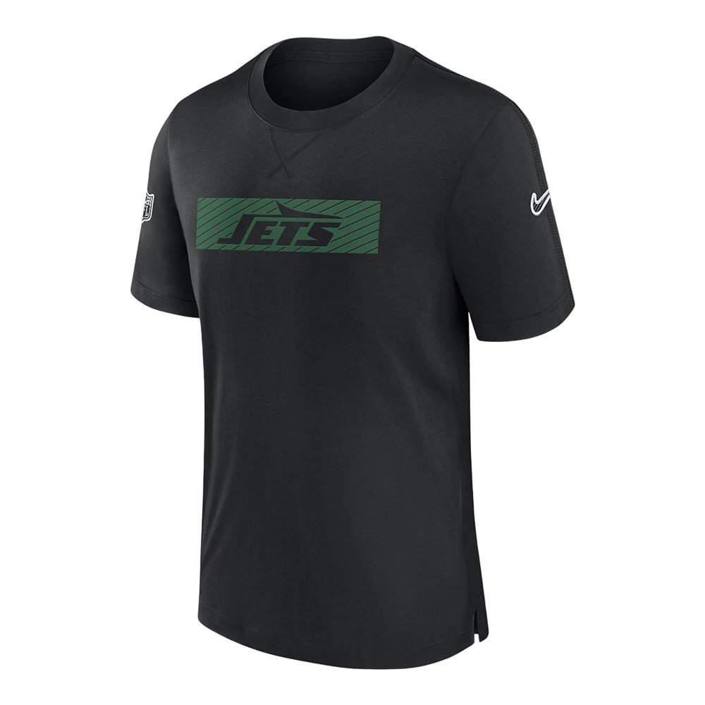 Футболка Nike Dri-FIT NFL New York Jets Sideline Player Jersey Black
