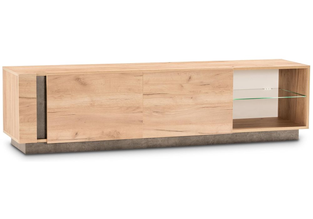 ТВ-тумба Арчи 10.86 дуб золотой craft / камень темный U3705