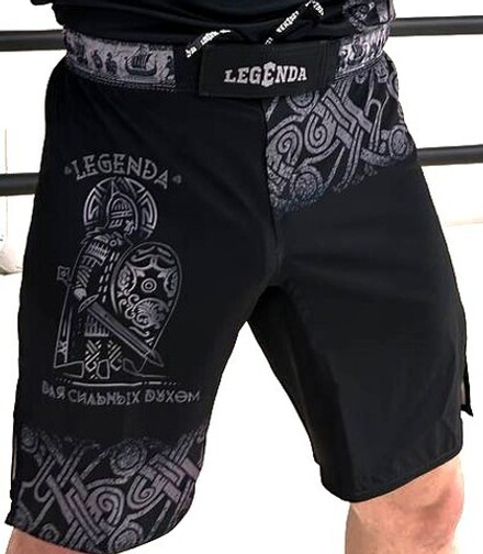 Шорты для MMA LEGENDA Варяги черные