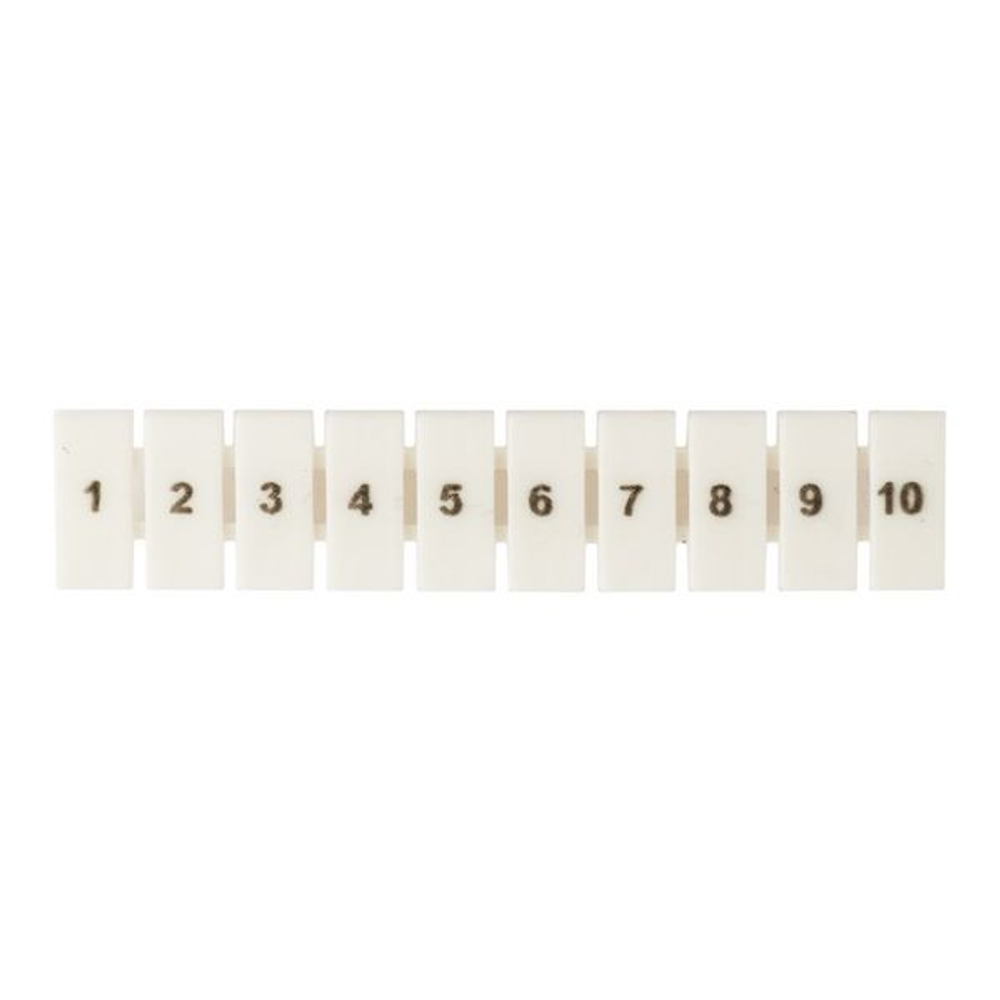 Маркеры для UT/ST/Push-in 4 с нумерацией 1-10 (100 шт.) EKF
