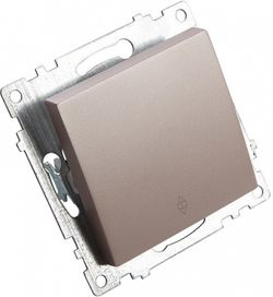 Переключатель одноклавишный без рамки Stekker Катрин 39590