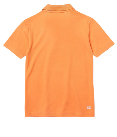 Футболка для мальчика теннисная Lacoste Boys' SPORT Roland Garros Edition Breathable Polo Shirt - orange/navy blue