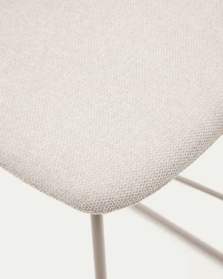 Полубарный стул Zahara, 65 см, бежевый с бежевыми ножками