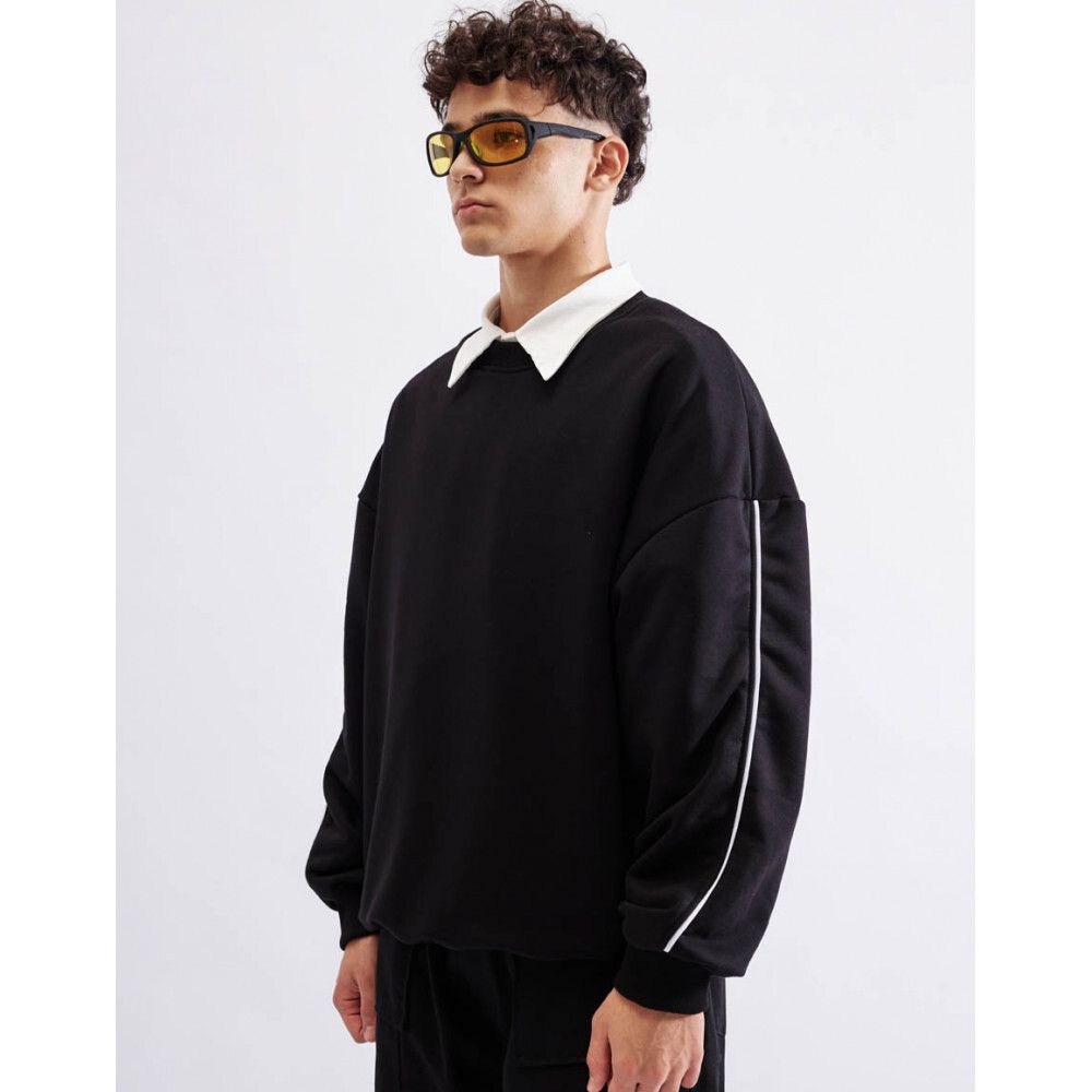 Толстовка БИЧ оверсайз черная