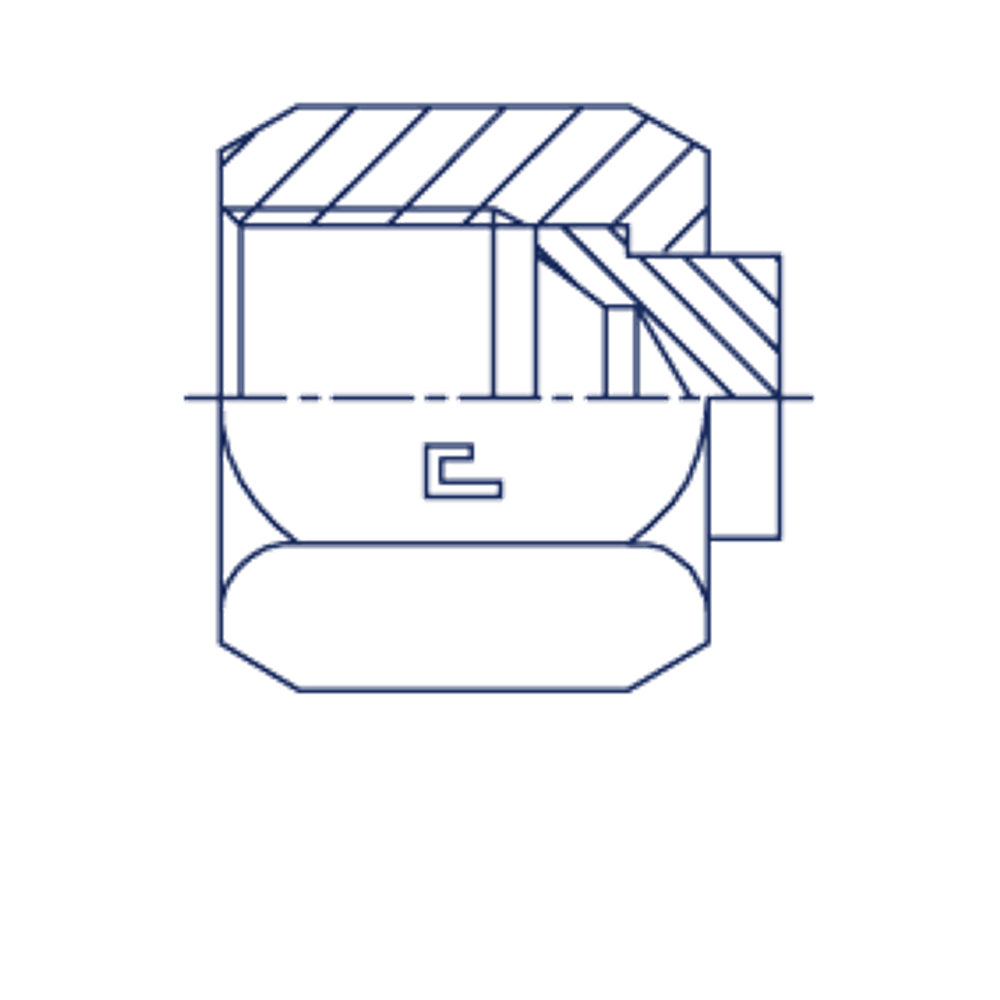 Заглушка V (Г) JIC 1/2"