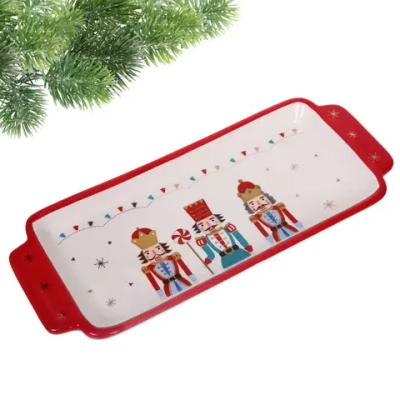 Блюдо керамическое «Сказочный марш» 38,7*15,5*3см