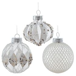 GAEM Набор из 9шт Украшение новогоднее "Шар", D8см, L24,6 W8 H24,6см