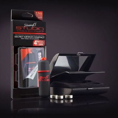 Компактная шкатулка с вибропулей (Цвет: черный)