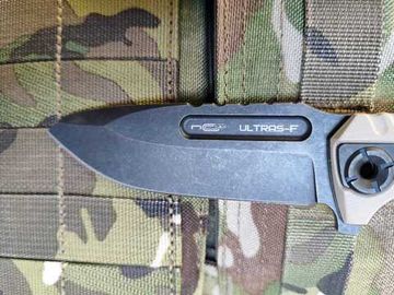Нож складной ULTRAS-F (black stonewash, tan)