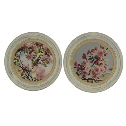 Картина "Розовые цветы персика"