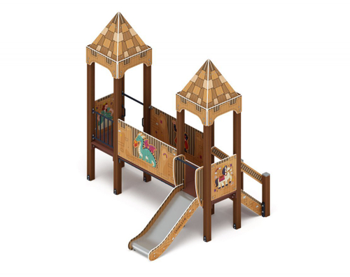 Детский игровой комплекс Королевство (Картонное) ДИК 1.15.02-22 H=750