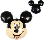 Шар (47''/119 см) Фигура, Голова, Микки Маус, 1 шт.