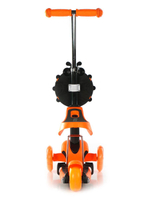 Самокат 3-колесный с сиденьем 56x14x70.5см,перед.колесаPUсо вспышкой, зад.колесоPVC,макс.нагруз.30кг