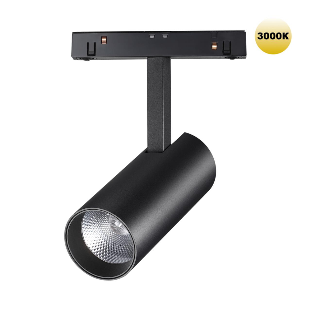 359203 SHINO NT23 164 черный Трековый светильник для низков. шинопровода IP20 LED 3000К 12W 48V 960Лм FLUM