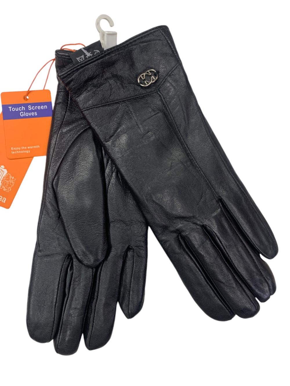 Перчатки. Женские. Материал верха: Кожаные. Подклад:Плюш-флис. 5 шт в упаковке.