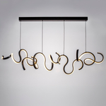 637117 Люстра CORINTO 60W LED 2380LM ЧЕРНЫЙ 3000K