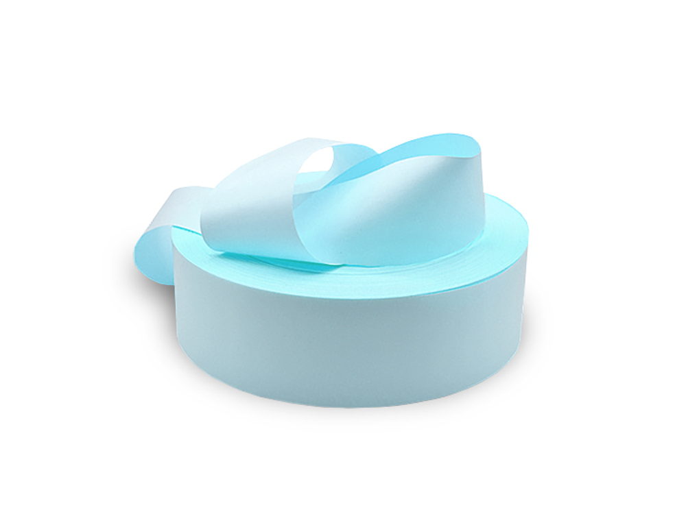 Плиссированная лента МАТОВАЯ 25/40 Светло-Голубая