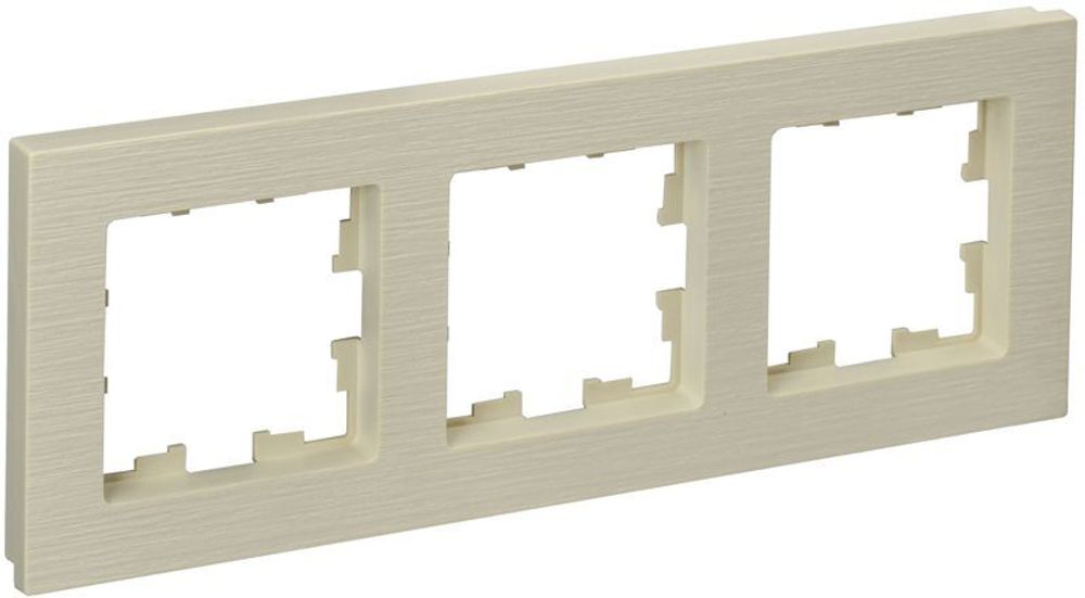 Рамка 3-м BRITE РУ-3-Бр беж. рифленый IEK BR-M32-51-K10 Рамка 3-м BRITE РУ-3-Бр беж. рифленый IEK BR-M32-51-K10