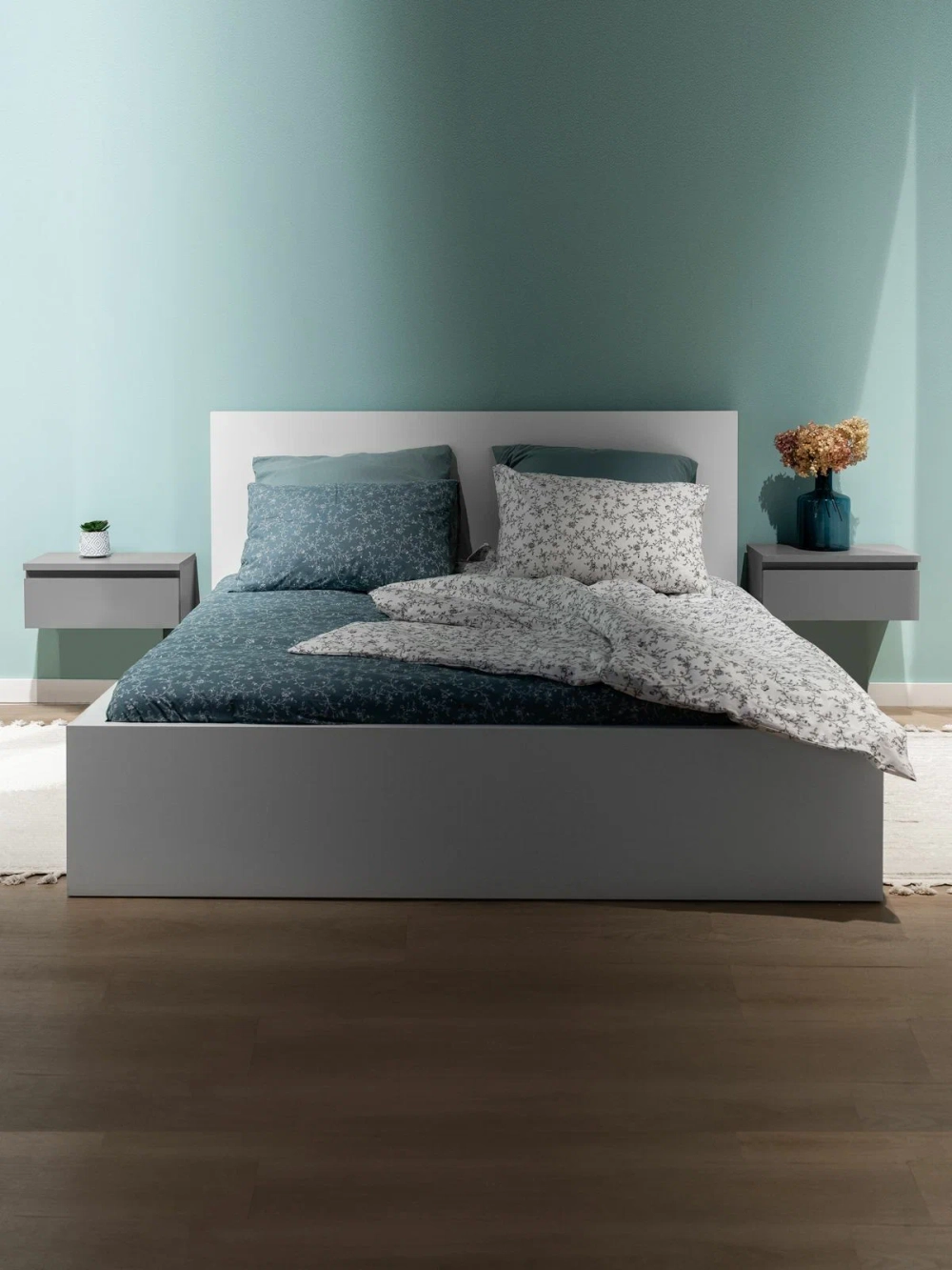 Тумба подвесная Варма 1, 50*21*30 см, серый