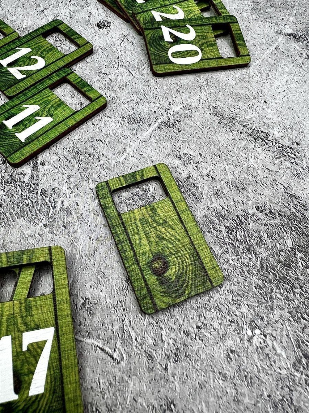 Номерки для гардероба 3х5 см