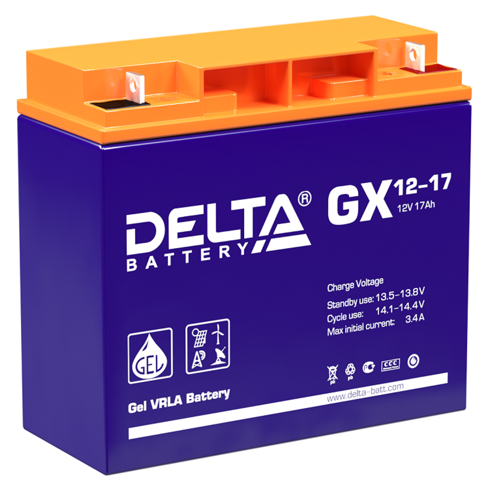 Батарея  Delta GX 12-17