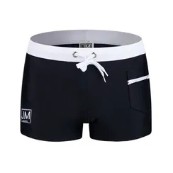Мужские плавки боксеры черные JOCKMAIL JM702-2