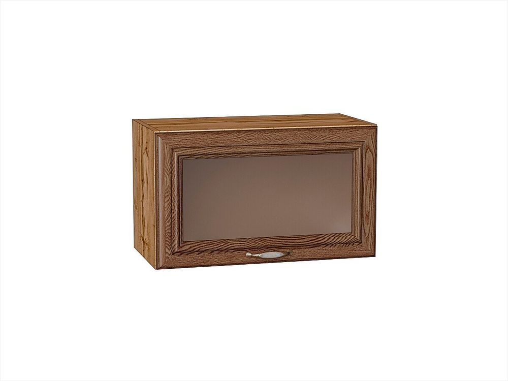 Шкаф верхний горизонтальный остекленный Шале