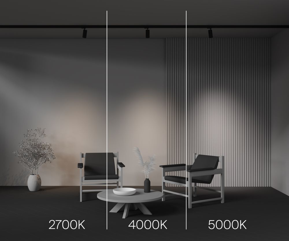 Трековый трехфазный светодиодный светильник Maytoni Trinity   TR197-3-12WCCT-M-B