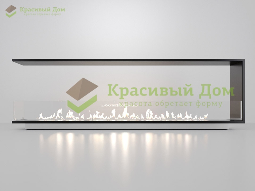 Торцевой биокамин 1900