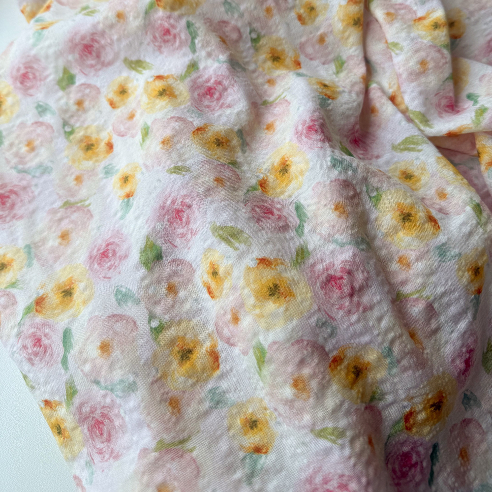 Батист Чайные розы