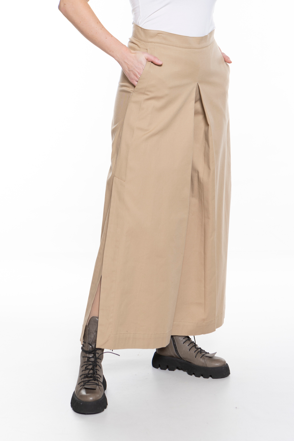 ШИРОКИЕ БРЮКИ ИЗ ХЛОПКА