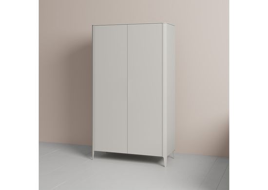 Шкаф Type 2-х створчатый высокий (серо-бежевый)