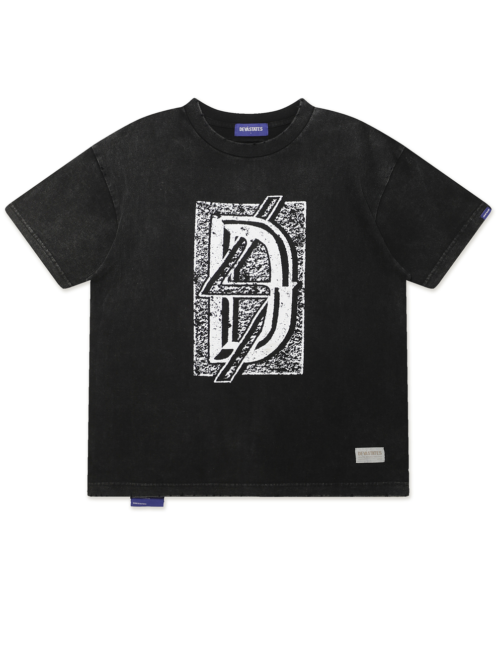 Мужская Футболка Mortar - Washed Black