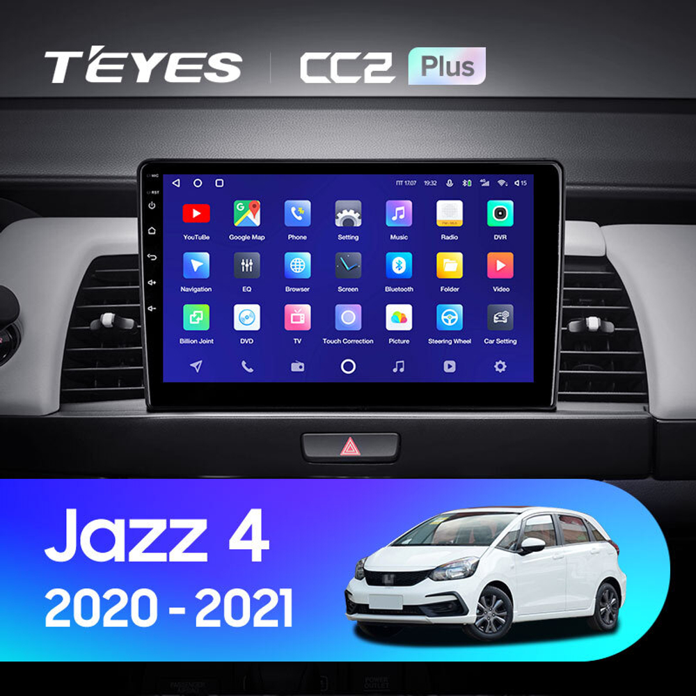 Teyes CC2 Plus 10,2" для Honda Jazz 4 2020 - 2021