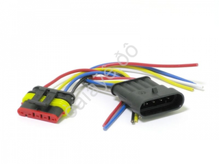 Разъем 5конт папа+мама ГЕРМЕТИЧНЫЙ Маяк МРГ-001-5-1.5  (1515)