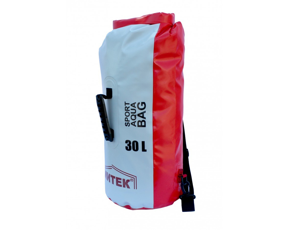 ГЕРМОРЮКЗАК МИТЕК 30Л (Ø 26СМ Н-57СМ) (Красно-Серый)